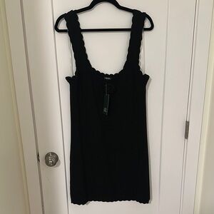 Black Knit Dress